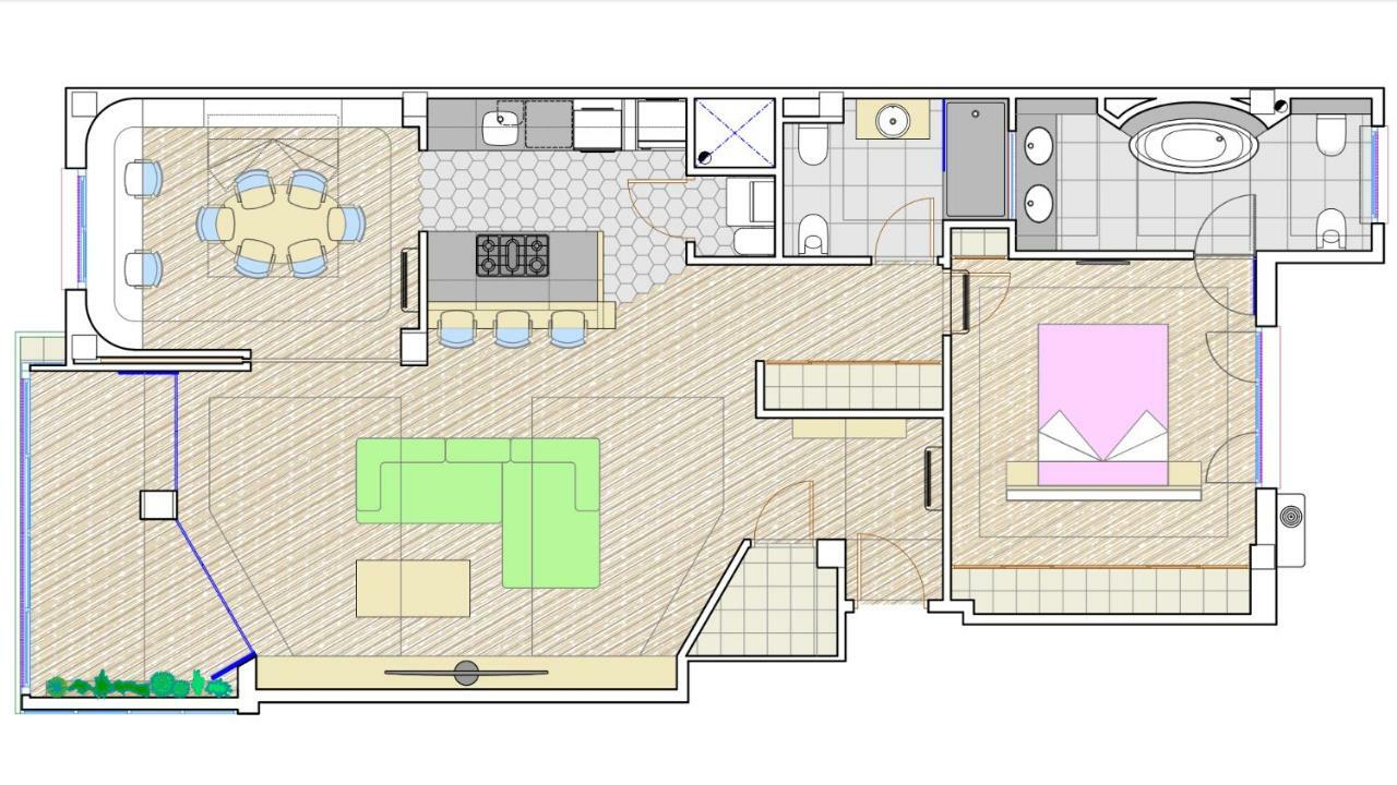ולנסיה Hexagonal Design Apartment מראה חיצוני תמונה